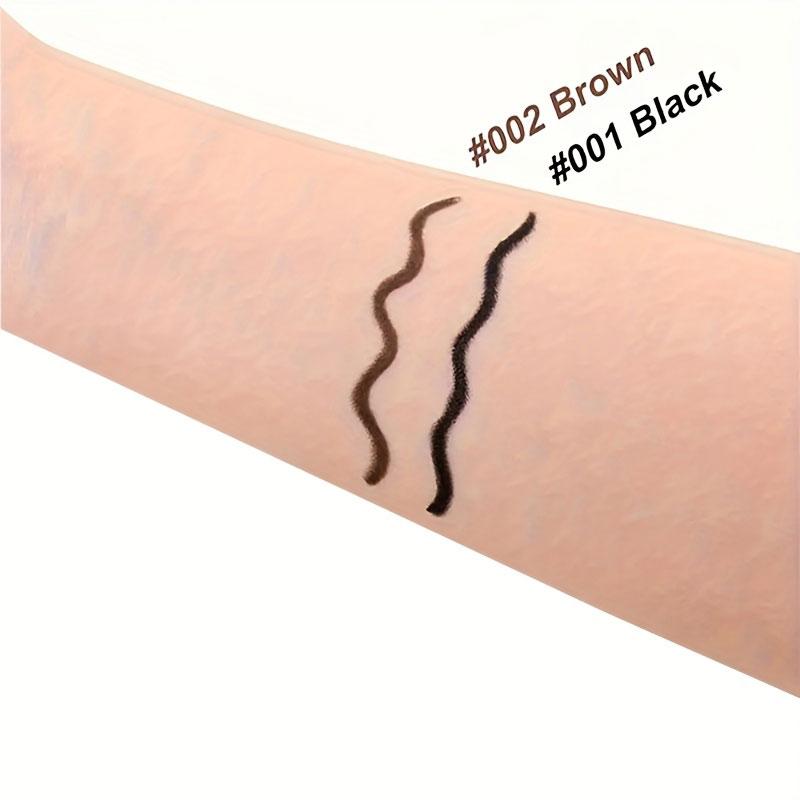 5-Pack Black Eyeliner, Brow Pencil, Gel Eyeliner - Long-Wear, Smudge-Proof, Perfect for Bold Eyes, Eyeliner for Waterline, Easy-Glide Formula, Perfect Wings - Black