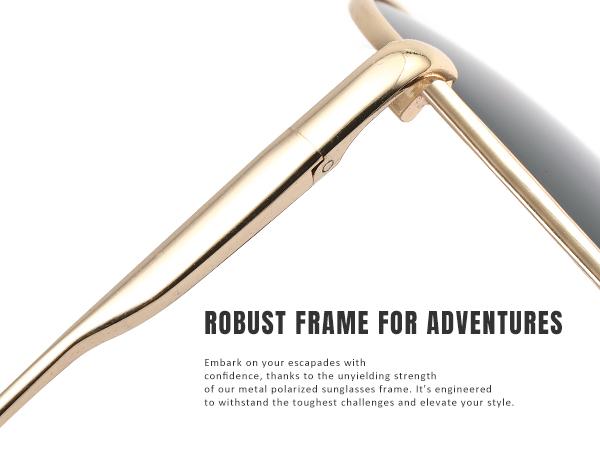 Eiuizah Polarized Aviator Sunglasses for Men Women, Classic SunGlasses for Driving, Fishing, with UV Protection