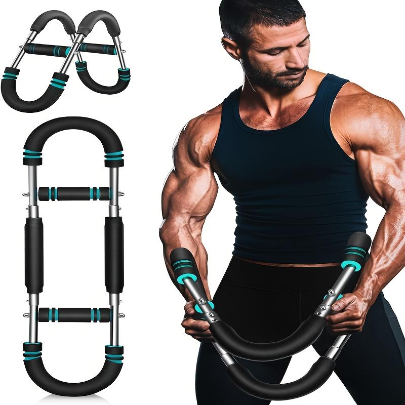 Valentine's Day Exclusive Gift: Adjustable U-shaped Arm Trainer with Foam, Forearm and Bicep Exercise Equipment for Home Fitness, Strength Training Equipment for Chest, Shoulders and Inner Thighs