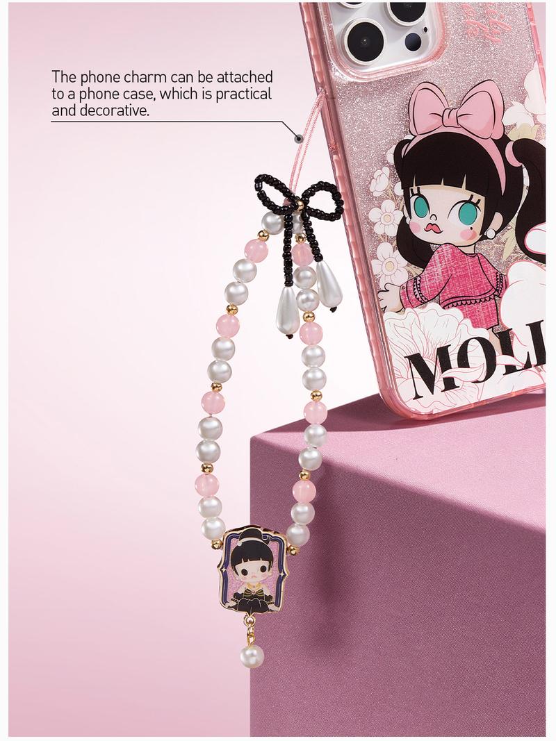 POP MART MOLLY Daily Look Series-Phone Charm Blind Box, Mystery Box