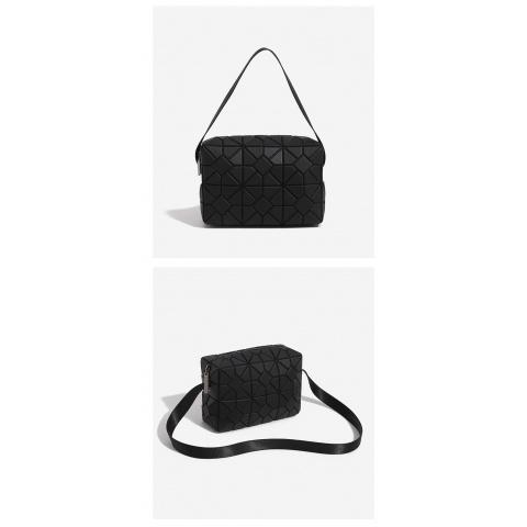 New Summer Autumn Trendy Unique Design Geometric Rhombus Cupid Small Square Bag, Versatile Single Shoulder Crossbody Underarm Bag