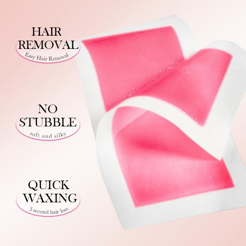 Body Wax Strips Hair Removal, Wax for Ingrown Hair Remover, Portable Body Waxing Strips, Suitable for Face, Underarms, Legs, Eyebrows, Mustaches, Bikini Area
