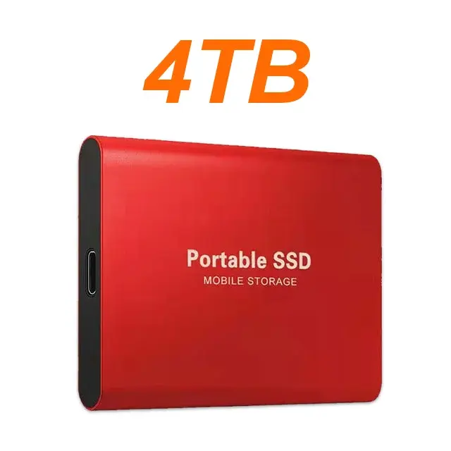 External Hard Drive Portable SSD 1TB 2TB USB3.1 Plug And Play Compact External Storage Solid Drive Compatible with PC Mac iPhone new portable ssd