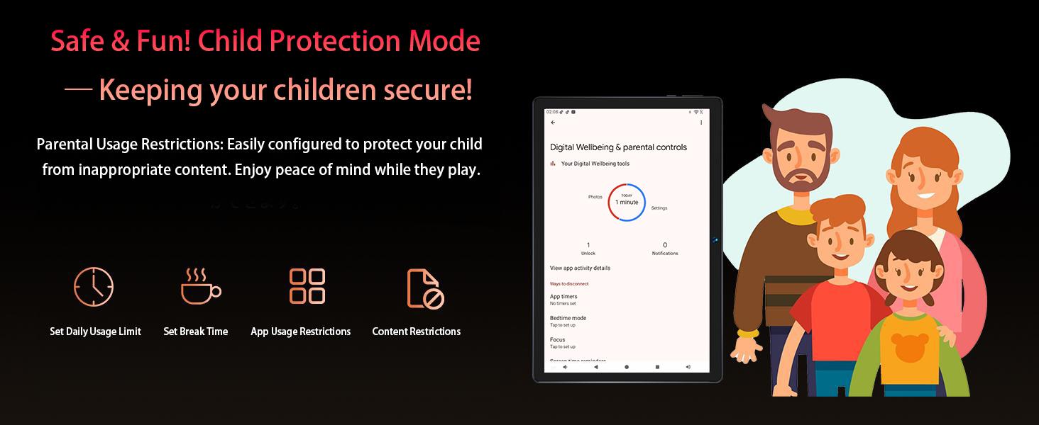 【TikTokShopSpringGlowUp】MAXPad 2026's 10.1 inch Smart AI new Tablet Android15 16GB+64GB 6000mAh big battery,tablets bundle with Keyboard,Case ,mouse,USB-C Adapter,bluetooth,5GWIFI Entertainment,Dual camera,widevine l1,Streaming,Women's Day gift for 2026