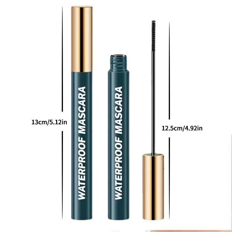 Long Lasting Curling 3D Lengthening Mascara, Affordable Drugstore Mascara, Ultra Black, Clump-free, Long Lasting Hold, Volumizing & Curling Lashes, High Pigment Eye Enlarging False Lash Effect