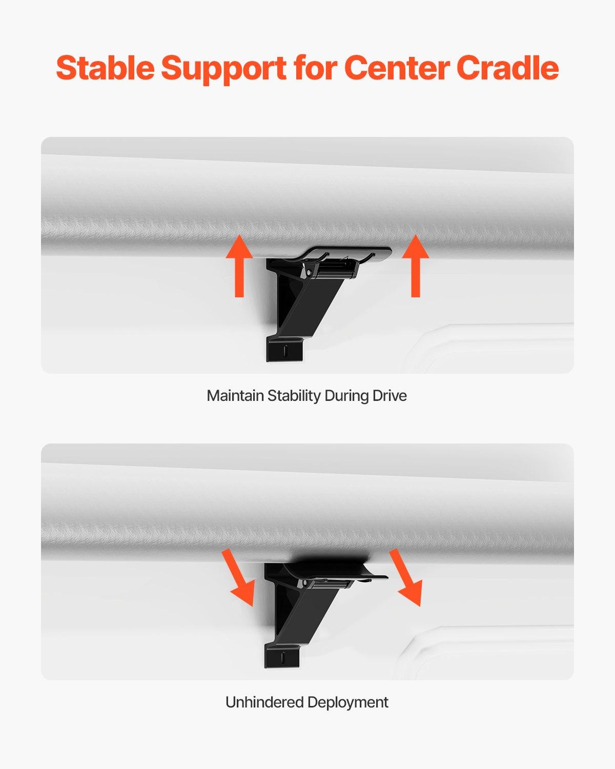 VEVOR Motorized Retractable RV Awning Complete Kit, 16' Sun Protection Outdoor Shade with Aluminum Alloy Frame, RV Accessories for Most RVs, Black Fade