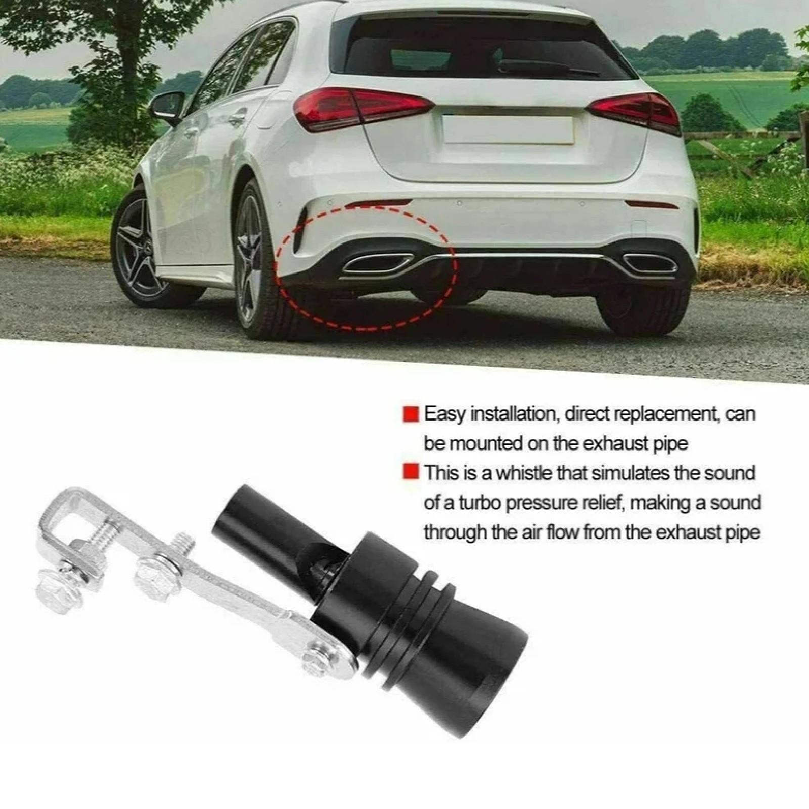 Global Car Turbo Sound Whistle, Vehicle Modification Device, Exhaust Pipe, Turbo Sound Effect Simulator, Turbo Muffler Whistler Xl