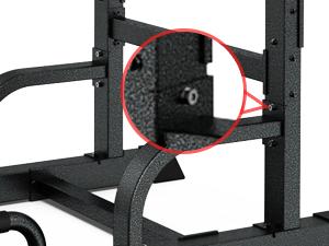 Pooboo Multi-Function Power Tower, Pull Up Bar and Dip Station for Home Gym, Strength Training Fitness Equipment with 350LB Weight Capacity