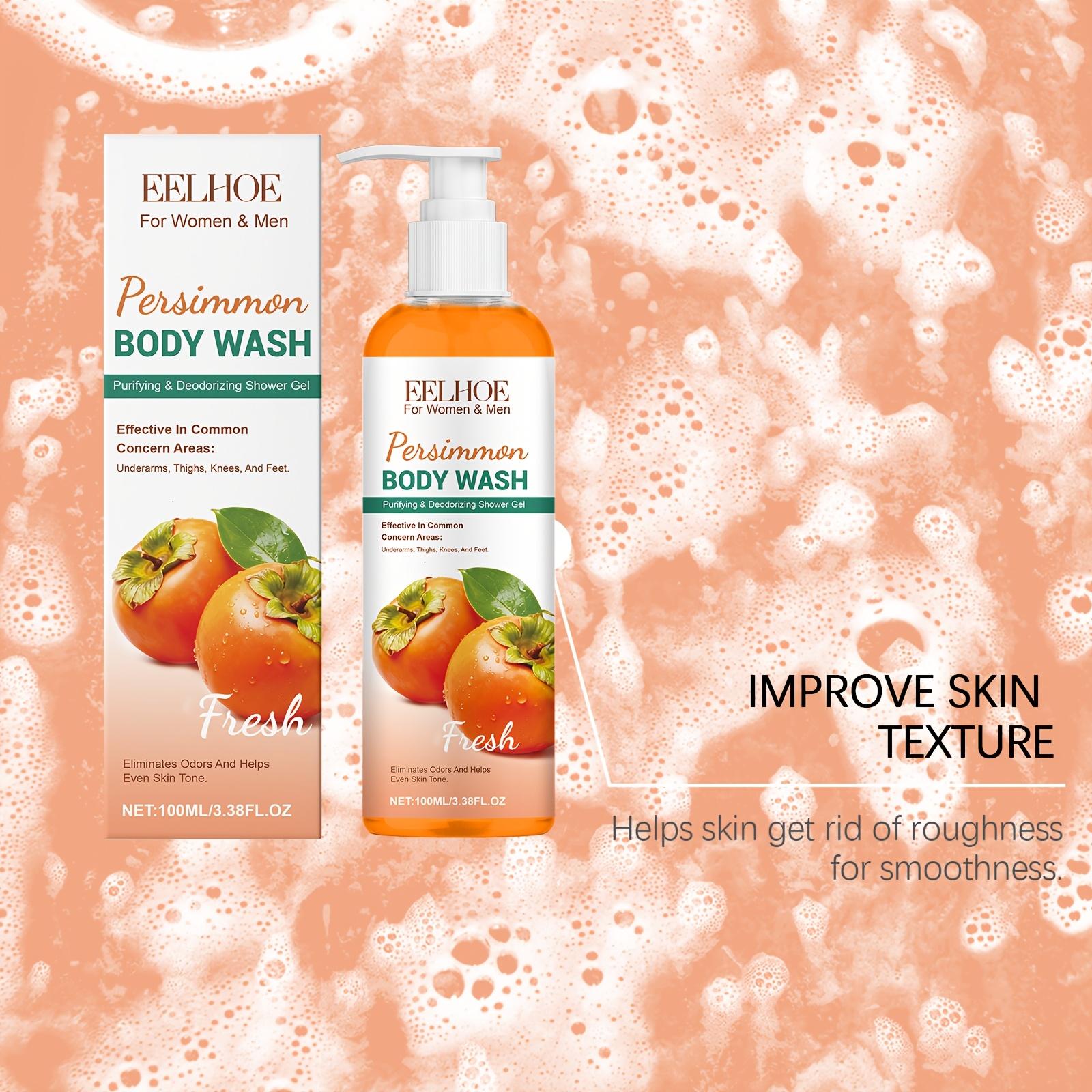 Persimmon Refreshing Shower Gel, Containing Aloe Vera, Persimmon Extract, Cleanses The Skin While Moisturizing, Making It Appear Smoother And More Delicate. It Deeply Cleanses The Skin, Leaving It Fresh, Comfortable, And Hydrated