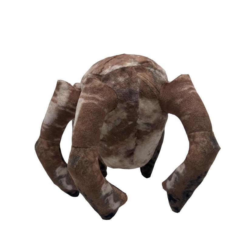 Weird Spooky Roblox Doors Rock Monster Stuffed Plush Toy Brown Mossy Boulder Creature Doll Horror Game Merch Collectible Gift for Game Fans Children