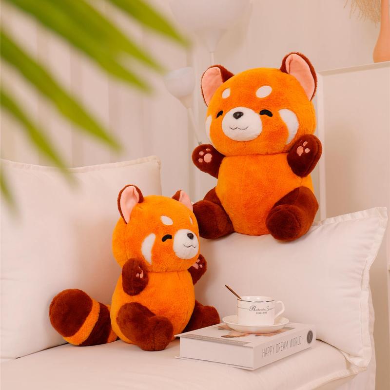 Cute Red Panda Plush Toy, 1 Count Stuffed Animal Toy, Huggable Stuffed Animal, Kawaii Stuffed Animals, Soft and Comfy Plush Toy for Kids, Lovely Plush Gift for Children