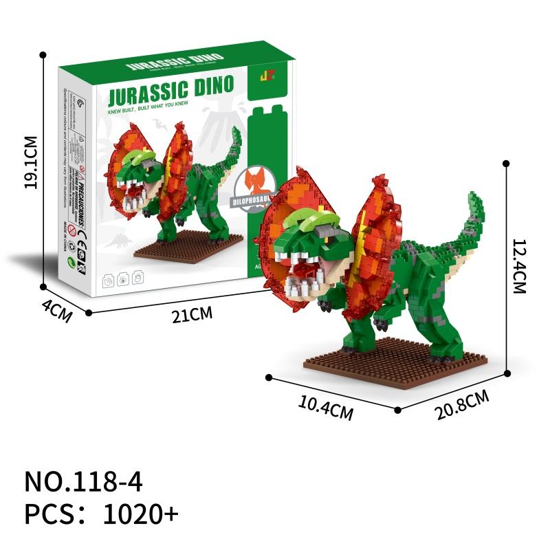 Dominant Dinosaur Building Blocks Small Part DIY Toy, Parent-Child Interaction Gift, Holiday Present, Model_xinghao