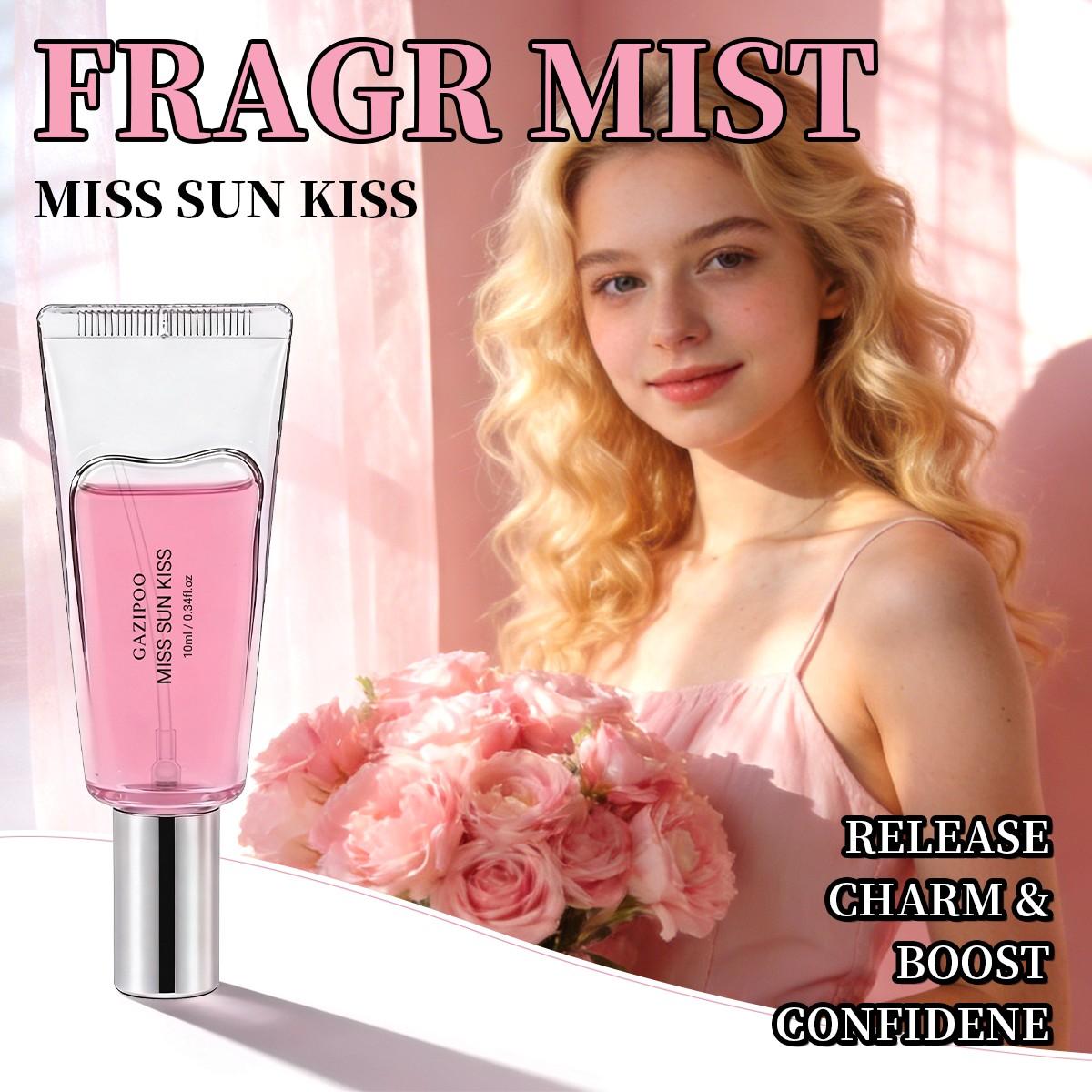 Women's Spray Perfume Oil, Floral Fruit Scented, Rose Peach Lemon, Long-Lasting, Travel Size 10ML, Ideal for Dates Parties Daily Use