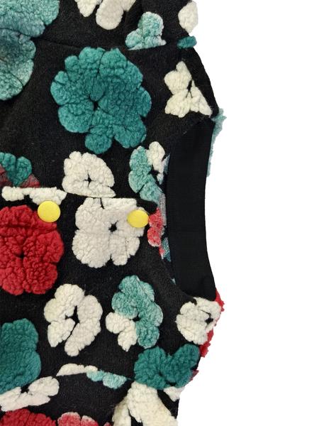 【Plus Size】1 Piece Women's Floral Jacquard Button Front Jacket, CasualLong Sleeve Round Neck Outerwear for Daily Wear,Ladies Clothes for Al Seasons,80s Fashion, Jacketsfor Women,Womenswear,Adjustable Everyday, Coats