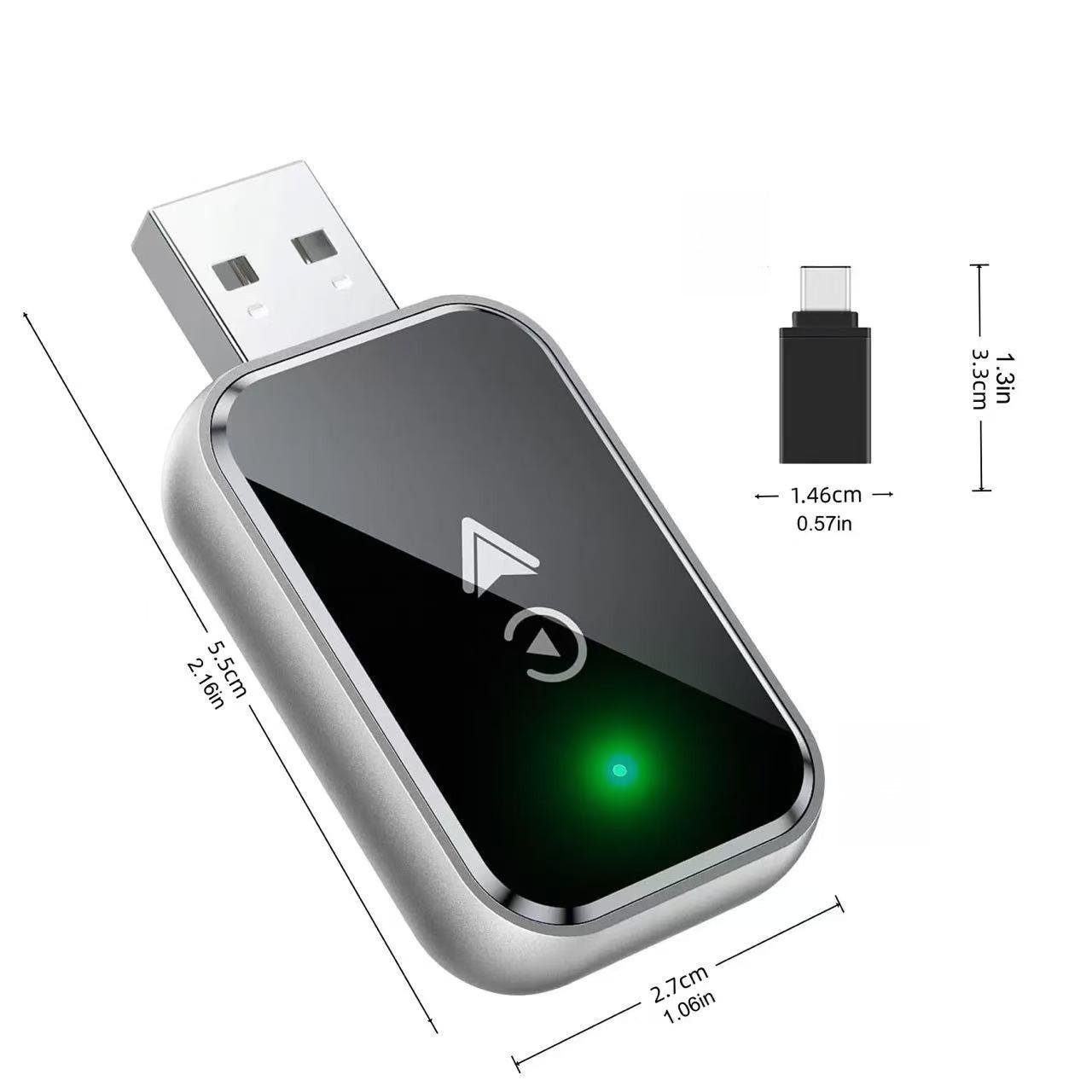 Wireless Carplay Adapter for Android, Plug-And-Play Mini Converter, Low Latency, Compatible with Multiple Cars, 2026 Upgrade, Fast Stable Connection