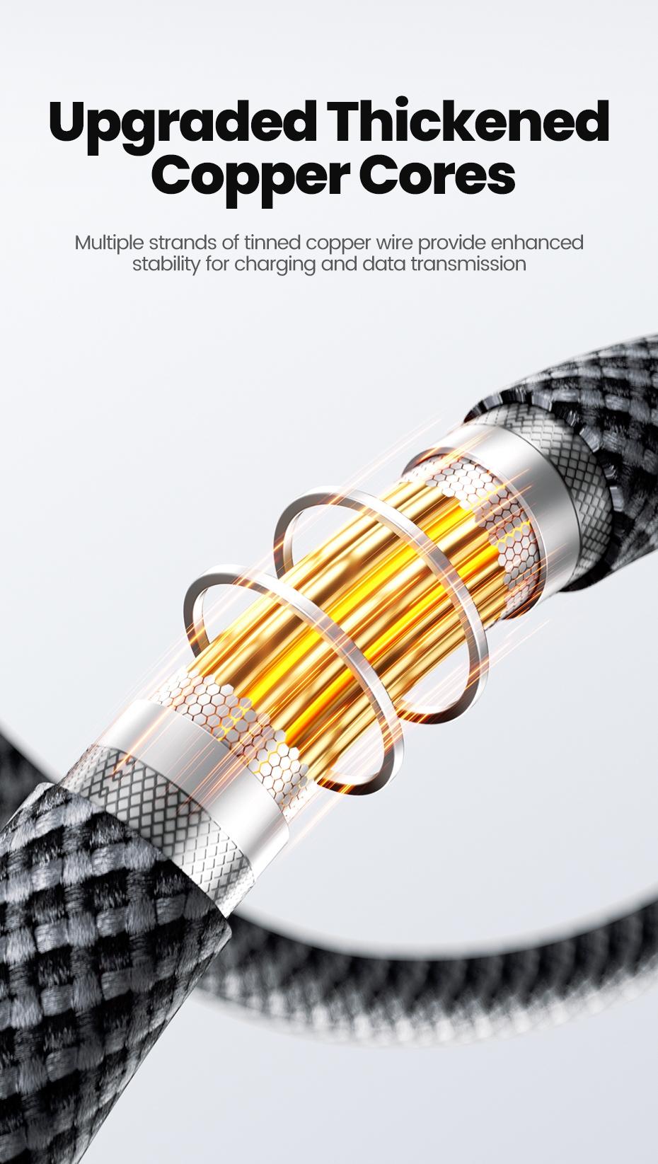 Toocki 240W  Super Fast Charging USB C To USB C Cable Smart OLED Digital Display Type C Cable PD 3.1 SFC 2.0 Fast Charge For iPhone 17 16 15 Pro MAX Macbook Airpods Samsung S24 Xiaomi