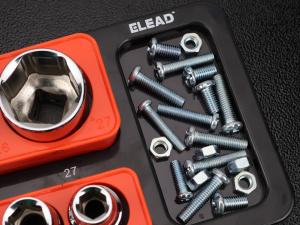 Holder Organizer Set - 1/2, 1/4, 3/8 Inch Drive Holder, Tool Box Tray for Wrench, Screwdriver, Mechanic, Toolbox Accessory