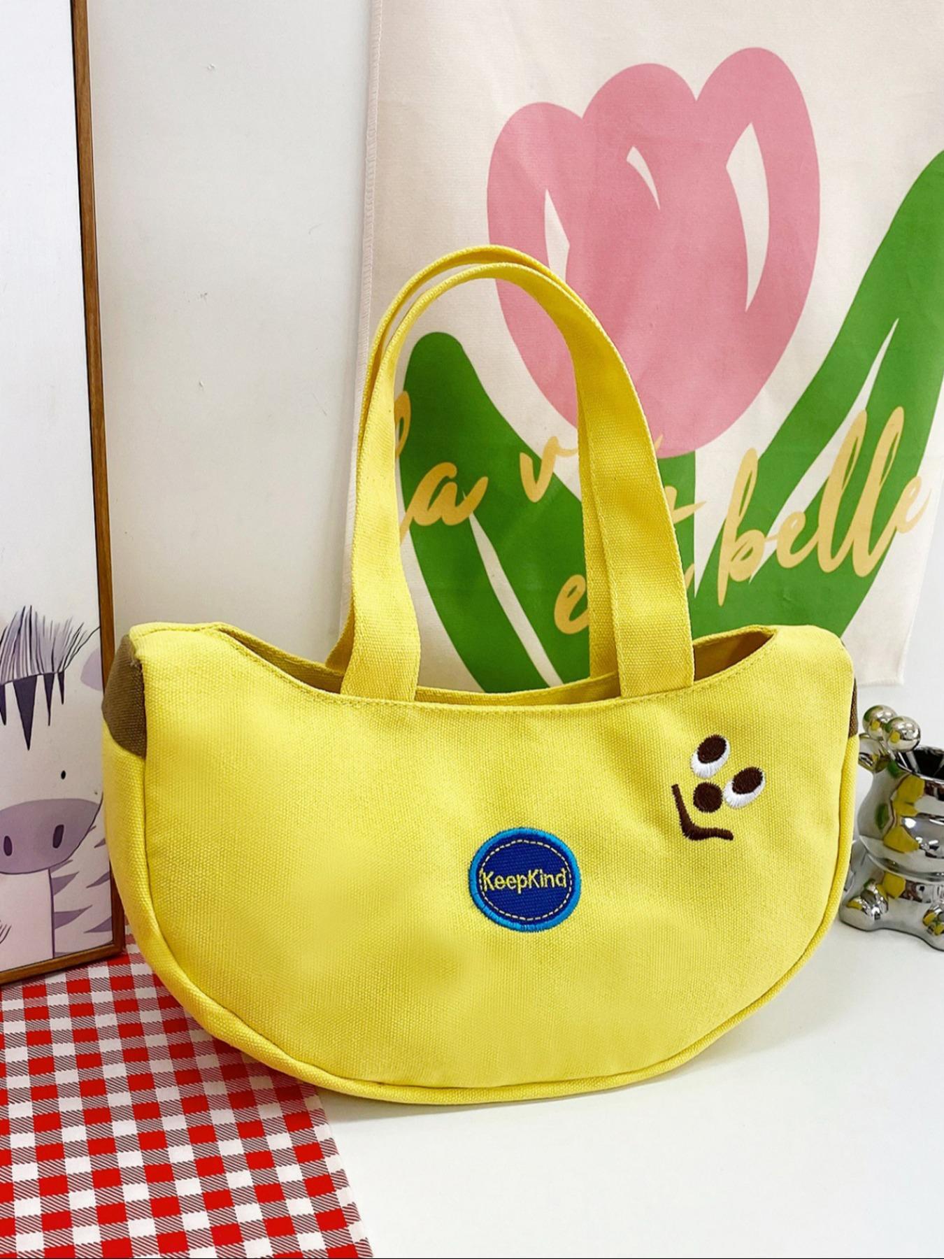 Cute Fashionable Half-Circular Handbag, Large Capacity Elegant Bag, Casual Style Solid Color Shoulder Bag, Perfect for Daily Use