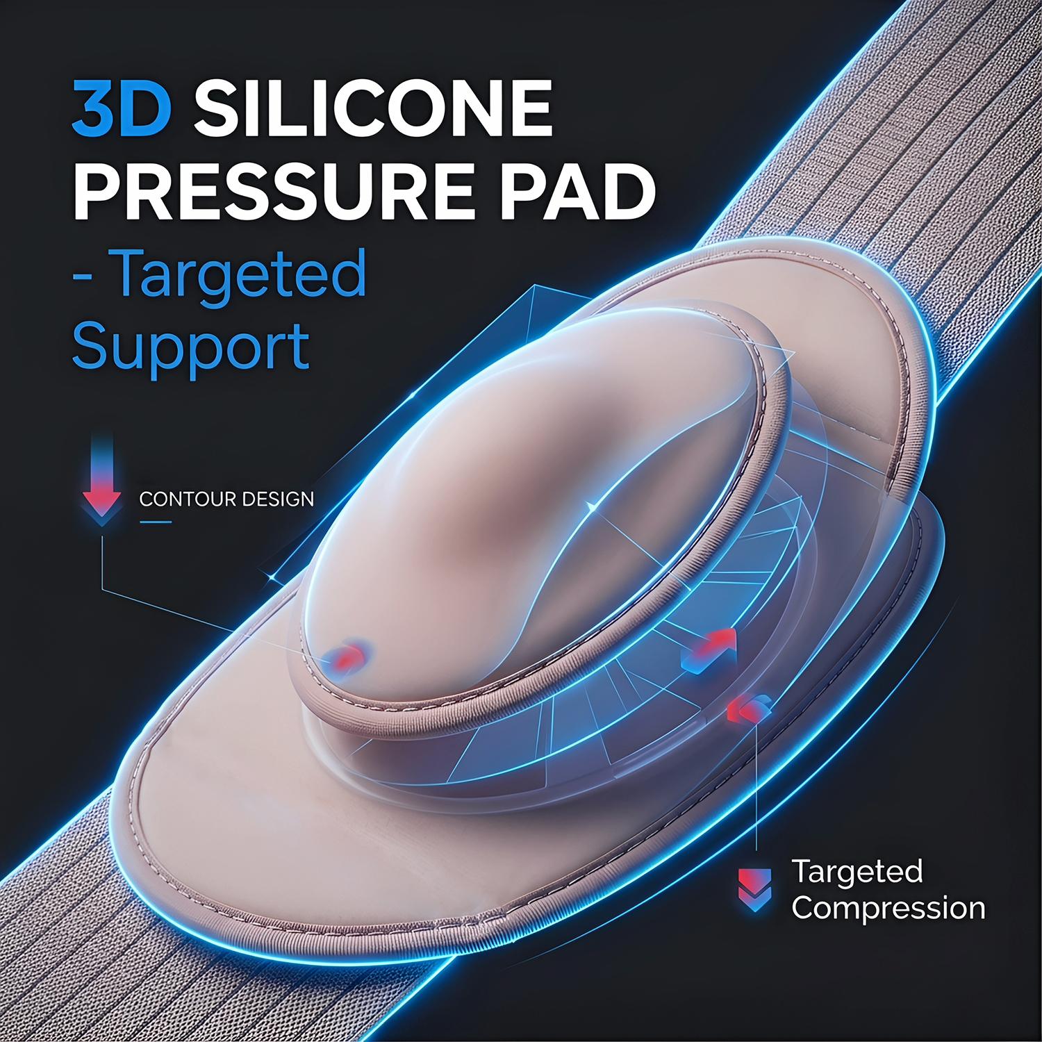 Adult Hernia Belt,Breathable Belly Button Hernia Support Brace With Compression Pad for Small Intestine Gas and Indirect Hernia