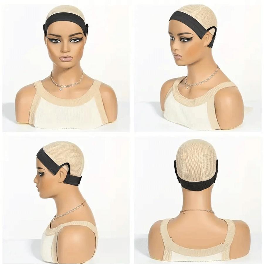 3pcs Lace Melting Bands, Elastic Bands for Wigs - Lace Melting Edge Wrap to Lay Edges, Ear-Free Elastic Wig Band for Lace Front Wigs, Zero Ear Pressure Melting Edge Band