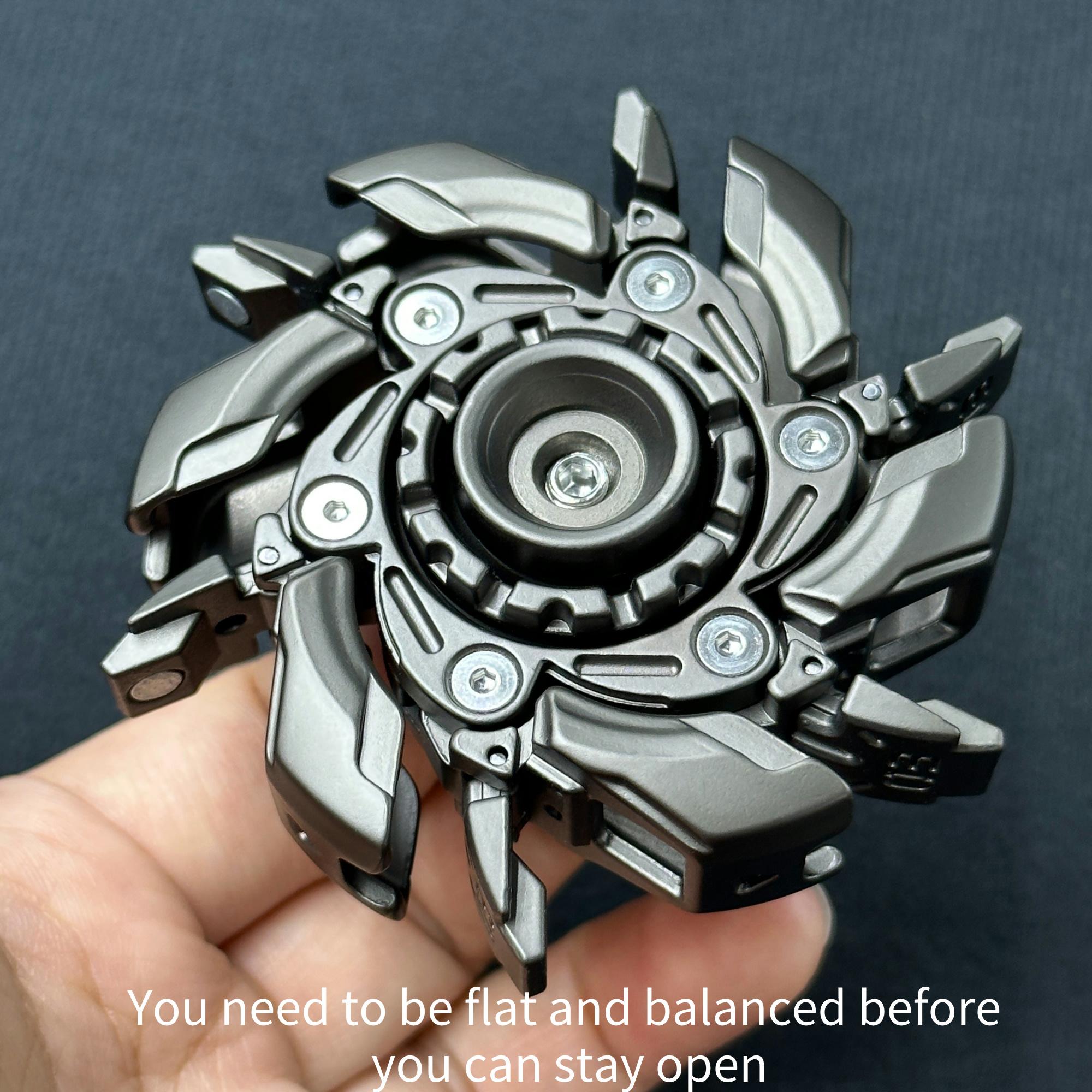 Fidget Spinner Toy, 1 Count Metal Design Stress Relief Toy, Open Armor Spinning Top Fidget Toy, Hand Spinner Toy for Adults, Stress Relief Fidgeting # TOP PICKS,Cool Gadgets