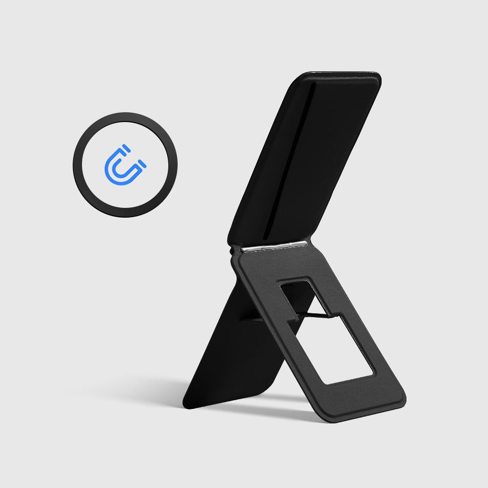 Magnetic Phone Stand, Foldable Desk Holder Compatible with iPhone 17, 16 Series, Adjustable Angle, Portable Design, Easy Operation, Suitable for iPhone 15 14 13 Pro Max Plus desktop stand