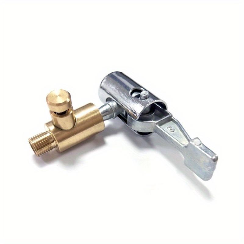 Portable Inflatable Pump for Car Tire Air Chuck Compressor Tire Inflator Tire Chuck with Barb Connector for Hose Repair