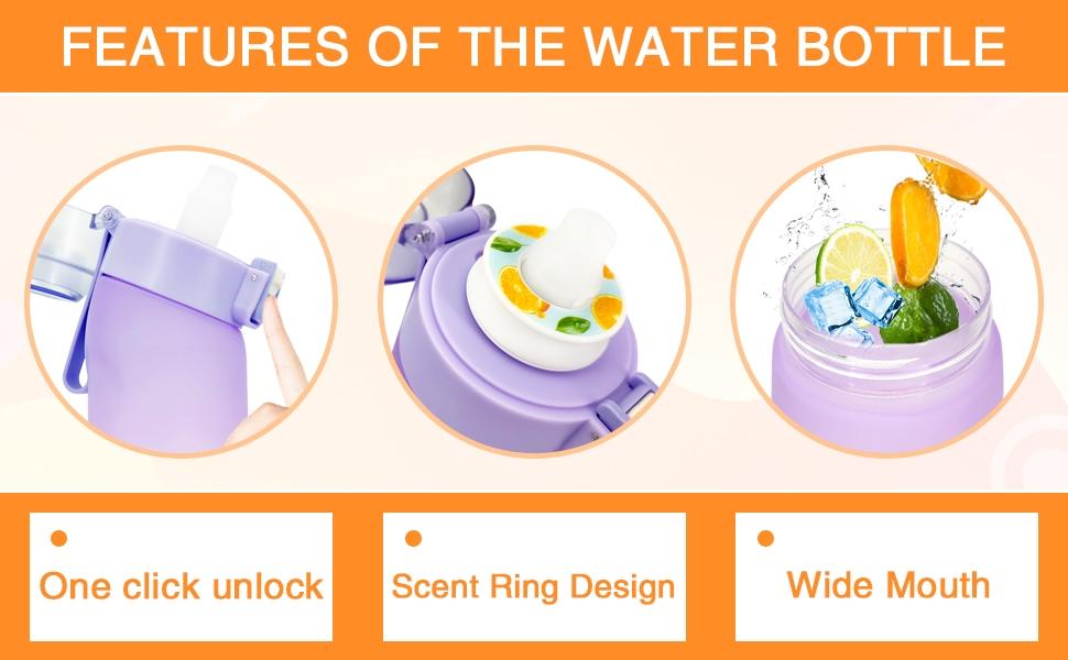 Up® Original Gen2 Personalized Fruit Flavor Water Bottle, Includes 7 Fruit Clips, Converts Plain Water to Flavored, Healthy Drinking for Youngsters & Students