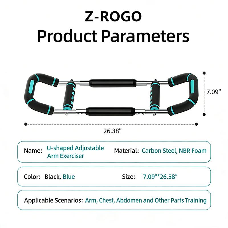 Multifunctional U-Shaped Arm Trainer for Versatile Arm Workouts Enhances Flexibility & Strength Comfortable & Effective Training muscle Detachable Spring Resistance Arm Trainer total body