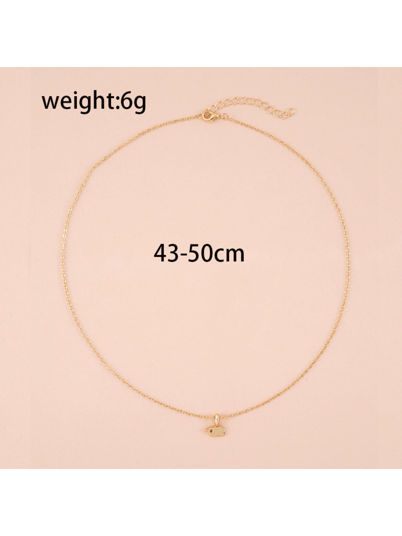 New Card Necklace Chain Pendant, Unique Small Fish Design, Fashionable Jewelry Accessory, Perfect Gift Idea