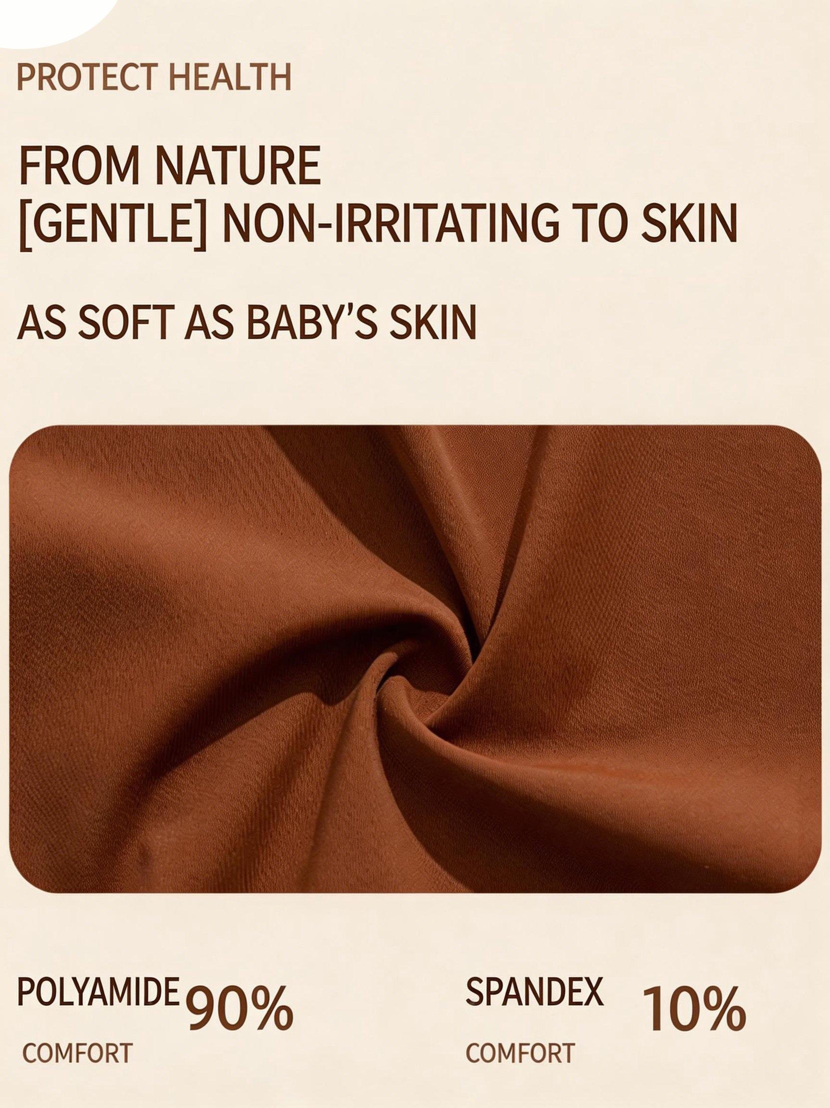 7 Pack Women's V-Waist Ice Silk Panties Seamless Boyshorts Low Rise Sexy Invisible Underwear