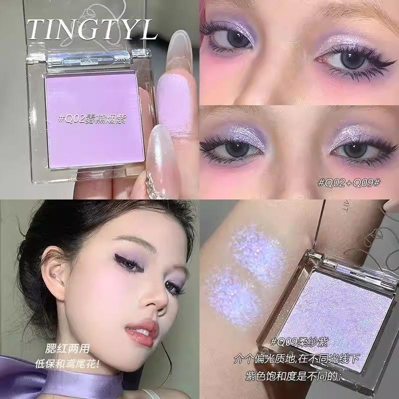 Single Color Portable Eyeshadow Matte Highlight Fine Glitter Shimmer Pearl Changeable Dragon Crystal Sparkle Shine, Cosmetic Makeup Essential