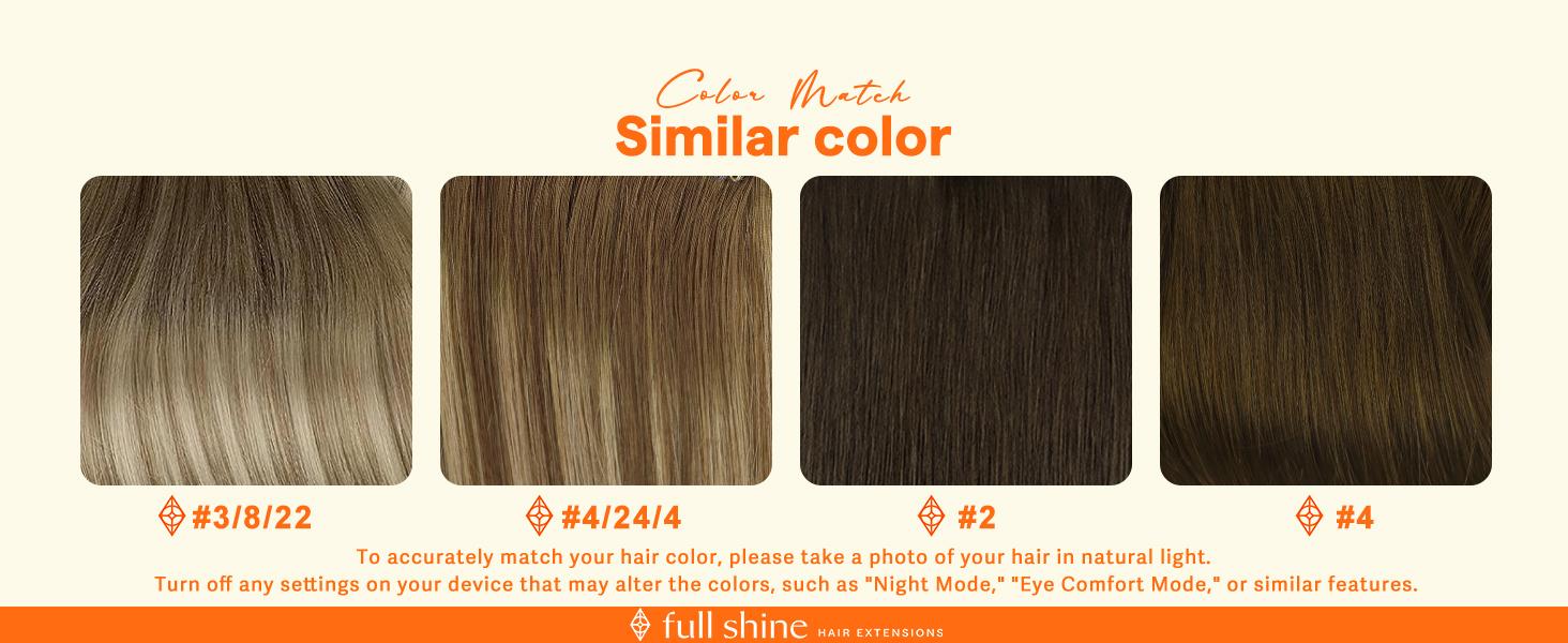 Full Shine Lace Clip in Hair Extensions Real Human Hair 3 Pcs Clip ins 50Gram for Women