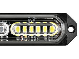 Nilight 8PCS Led Strobe lights 12LED Red white  Light 12V 24V Surface Mount Flashing Warning Hazard Beacon Lights Ultra Slim Sync Feature Mini Grille for Cars Trucks Off Road Vehicles SUV Side Lamp  dealsforyoudays