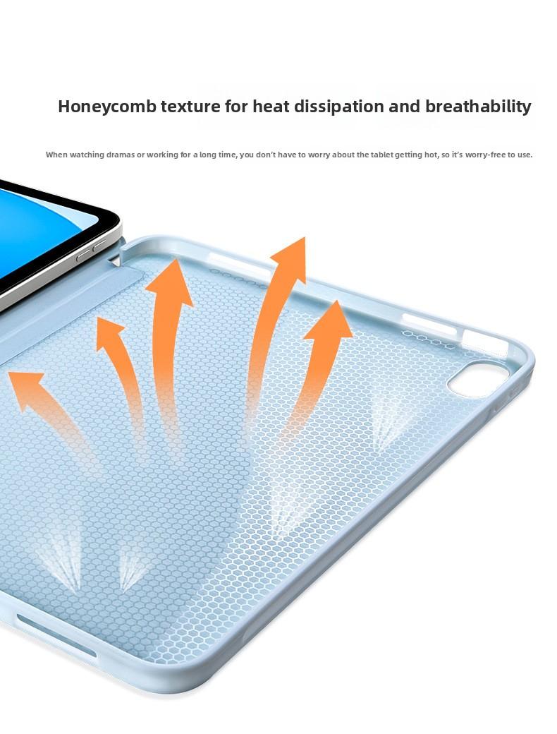 Shockproof Soft TPU iPad Case for iPad 11", iPad 10th Gen 10.9", iPad 9th Gen 10.2", Smart Tri-Fold Folio Cover with Stand, Auto Wake/Sleep Protective Shell for Apple iPad 2023 Models