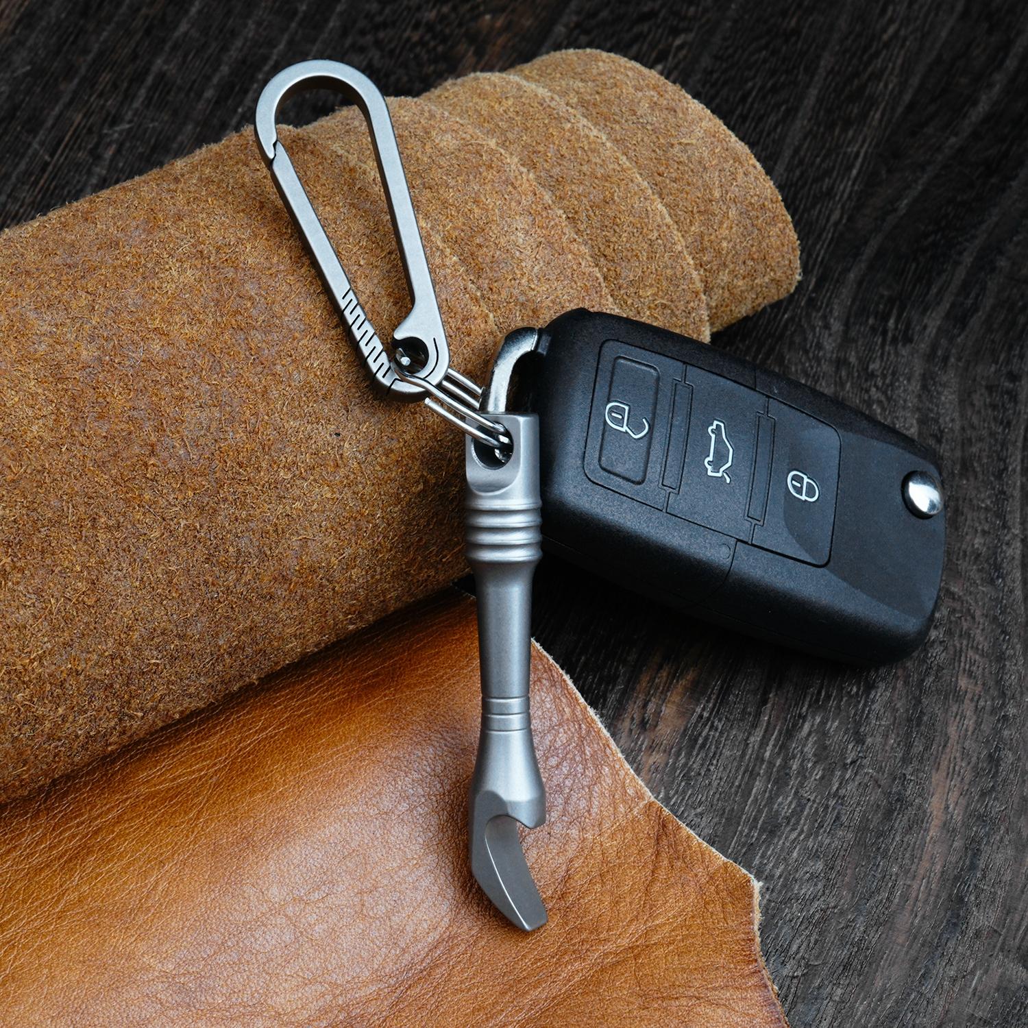 Titanium Multi-Functional Camping Edc Tool Kit, Durable Titanium Accessories for Outdoor Adventures & Everyday Carry Essentials