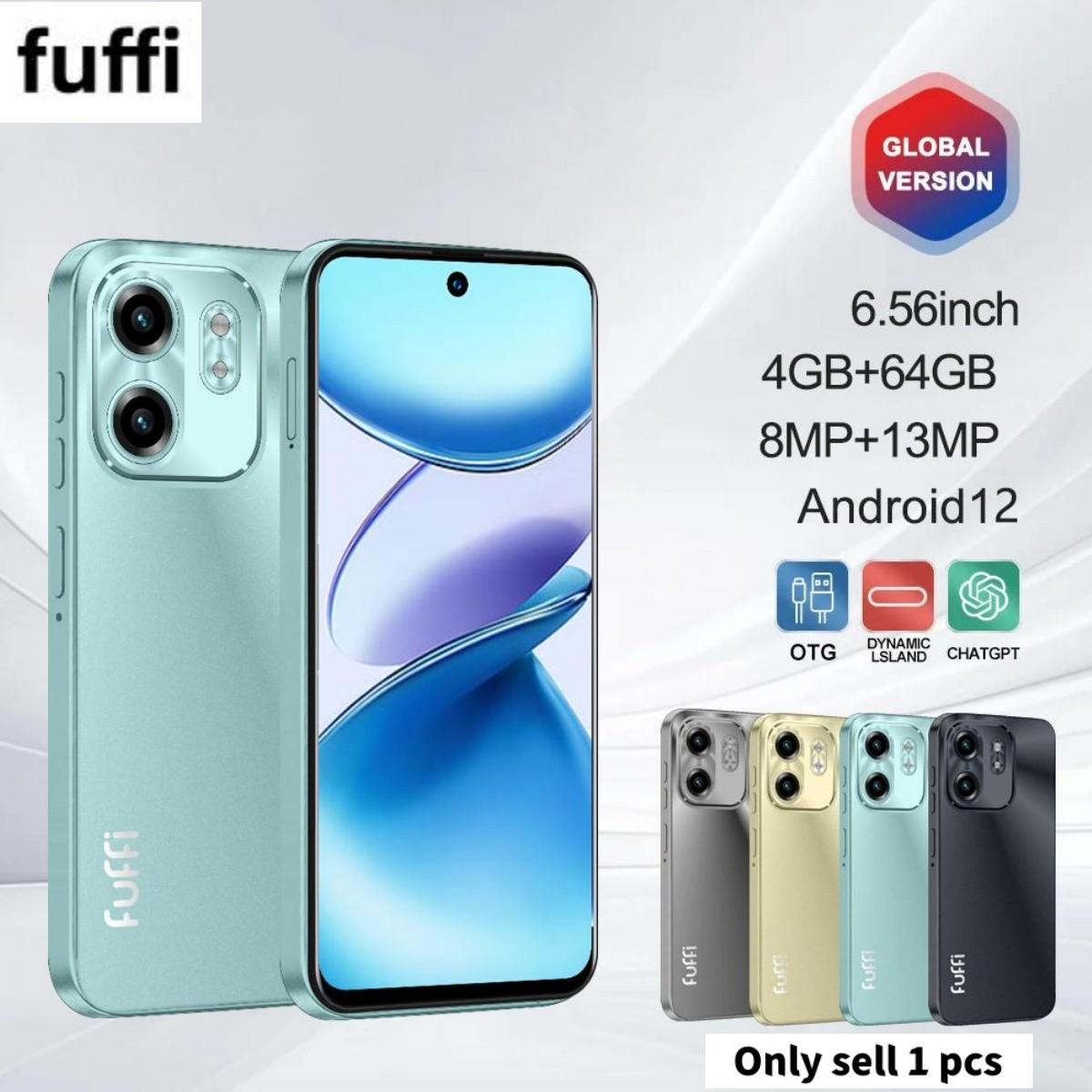 Fuffi-6.56-inch high-definition screen, unlocked global 4G, 4+64GB