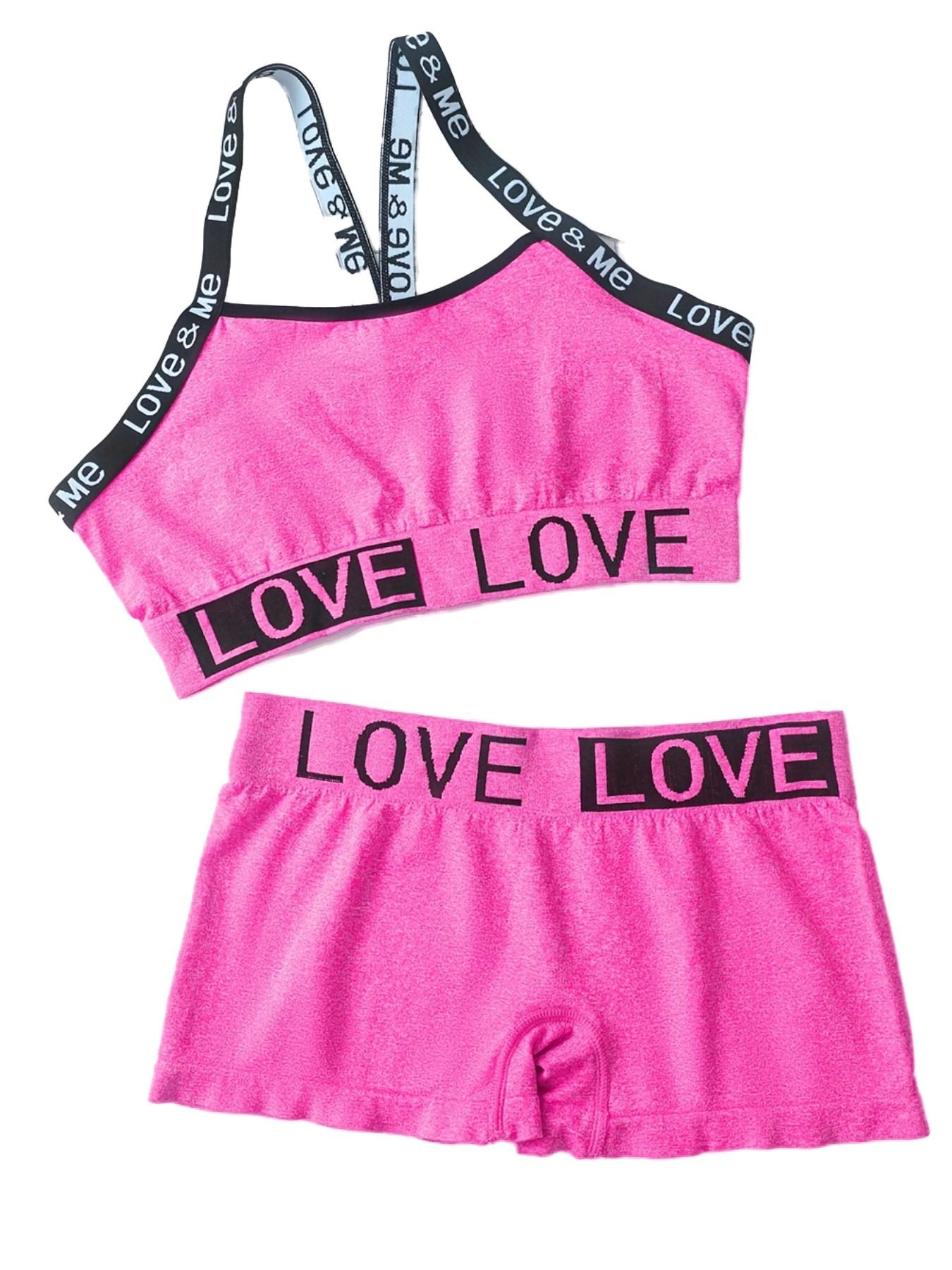 4PCS Women's Underwear Set Includes  New Bra Top and Pants Seamless Comfort Fitted Daily Wear, Soft and Breathable Ladies Lingerie Pack Clothing