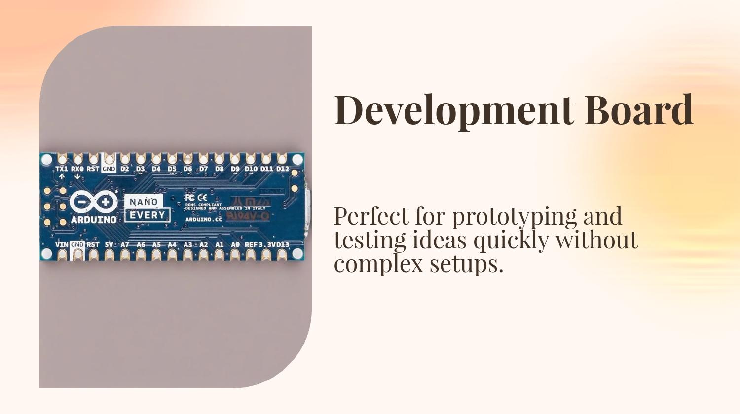 Arduino Nano Every Development Board Abx00033 Abx00028 Microcontroller, Ideal for DIY Projects, Compact Design, Easy Integration