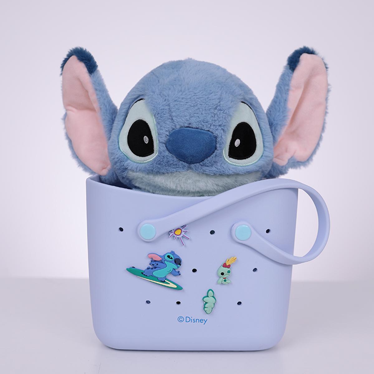 MINISO x Disney Lilo & Stitch Gift Set - Sitting Stitch Plush Doll 10"+Disney Large Size Tote bag For Disney Fans Surprise Presents Valentine's Day