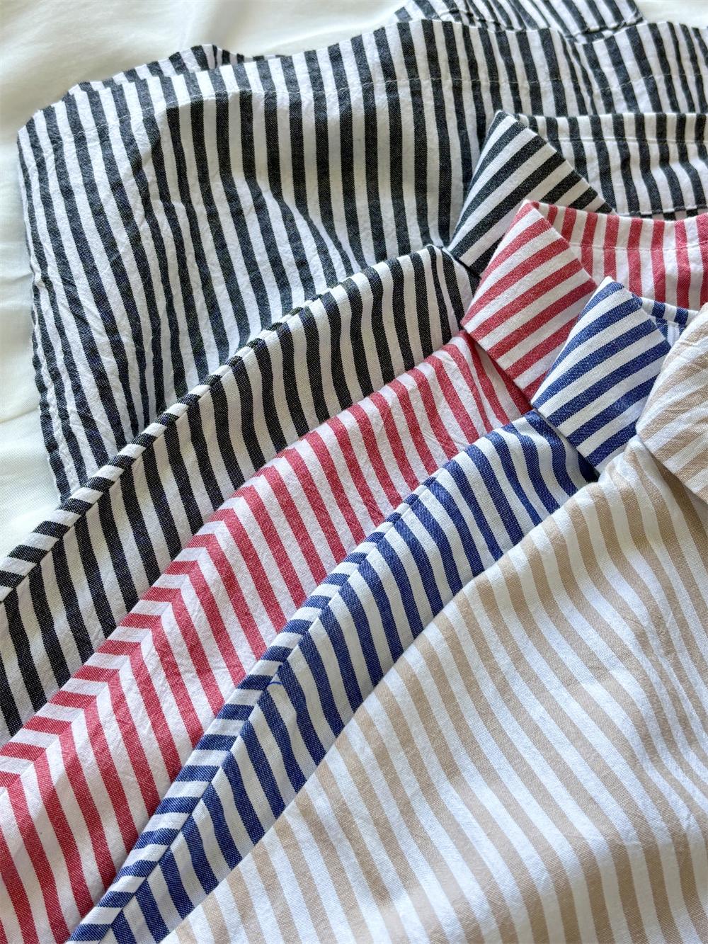 Chouyatou Women's Casual Long Sleeve Button Down Loose Striped Cotton Maxi Shirt Dress Grey Caftan Comfy Basic Batwing Sleeves Breathable Lightweight Beach Clothes Womenswear Bikini Elegant Fit SpringStatements