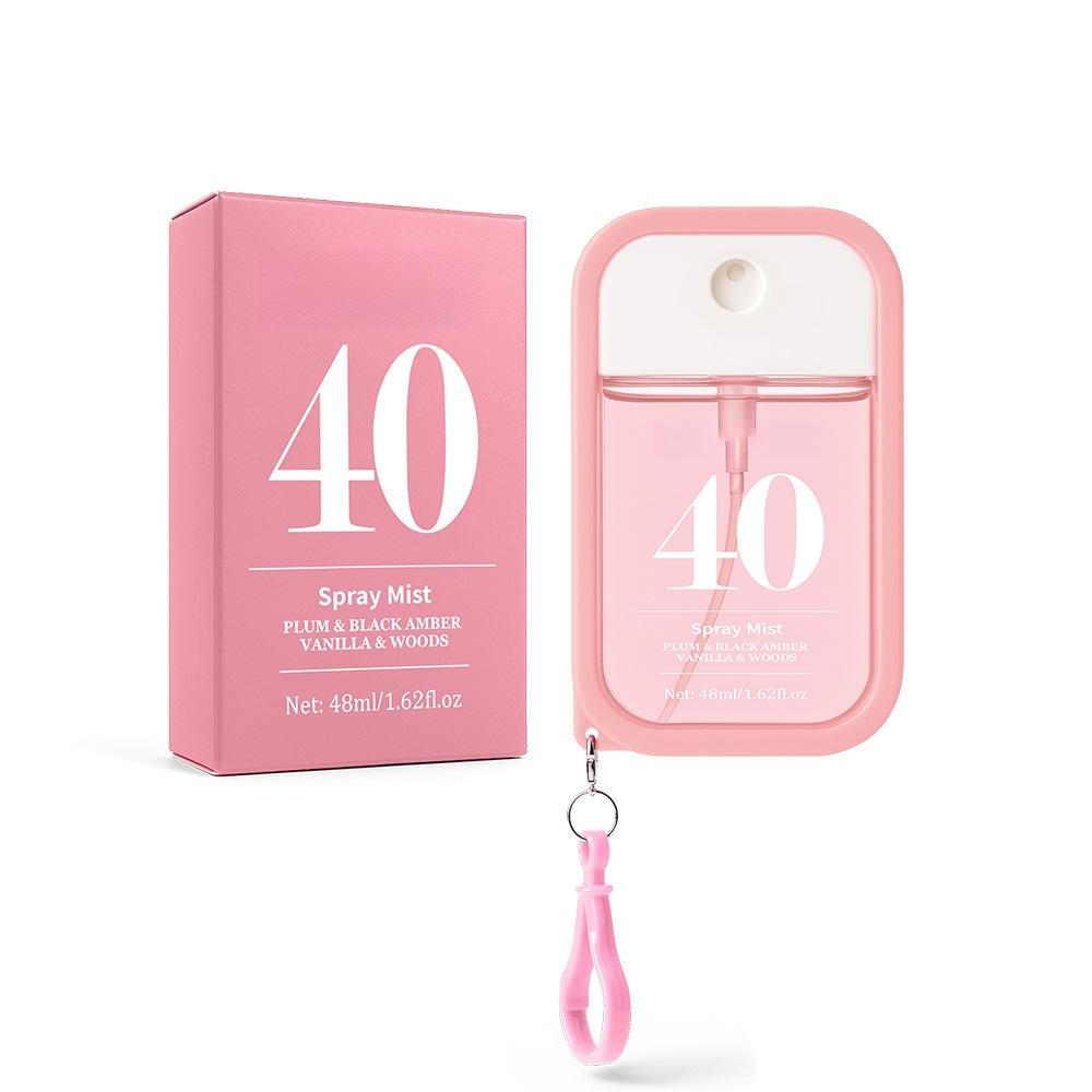 5 Scented Perfume Sprays 48ML Portable Keychain Perfume Unisex Long-Lasting Fresh Body Spray, Non-Toxic Liquid, Recyclable, Fragrance Long Lasting