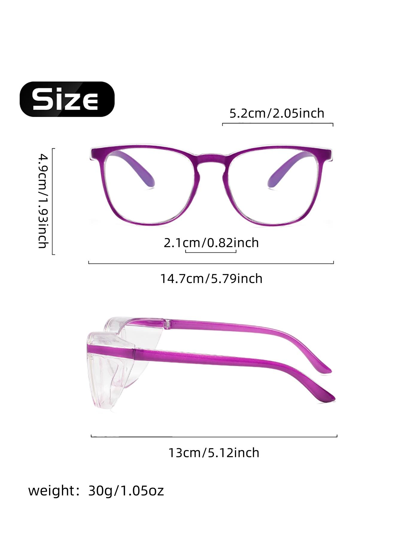 Casual Full Rim Eyeglasses for Women & Men, 2 Pairs Fashion Eyeglasses for Work, Daily Clothing Decor, for Student Daily