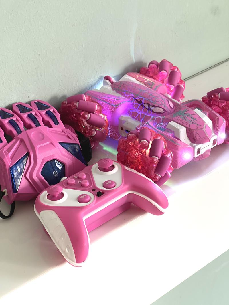 Spider Remote Control Car, Gesture Sensing RC Stunt Car, Double Sided Race Car with Headlight, 360° Rotating RC Drift Car, 4WD Rechargeable RC Stunt Car, outdoorfun, Christmas gifts, BlackFriday