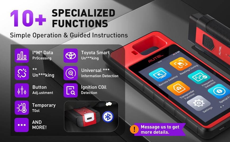 2026 Autel MaxiIM KM100 Key FOB PROGRAMMING Tool 60s Key Generation IMMObilizer