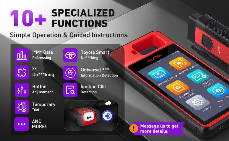 2026 Autel MaxiIM KM100 Key FOB PROGRAMMING Tool 60s Key Generation IMMObilizer