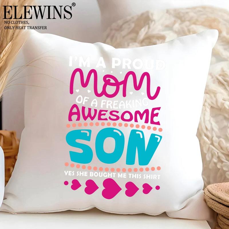 6 Sheets Mother's Day Tshirt DTF Hot Stamping Transfer Film for Tshirt Hoodie Jeans Backpack Pillow Washable Reusable Heat Transfer Vinyl for DIY Crafts