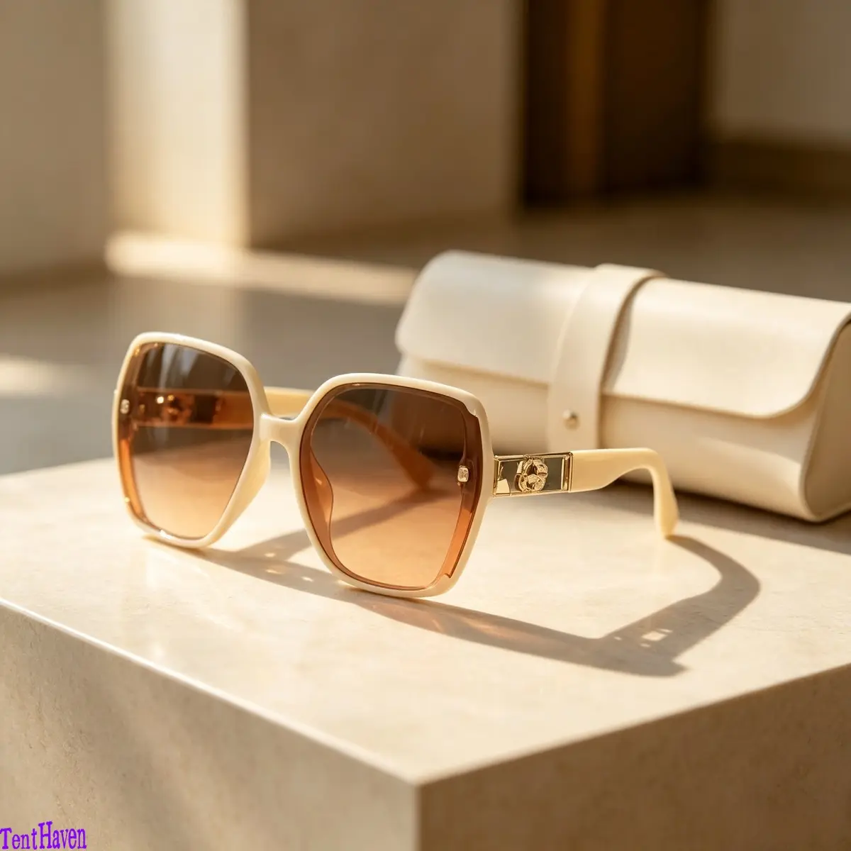 Unisex Oversized Minimalist Sunglasses, Modern Trendy Square Shades With Gradient Lenses & Sturdy Frames, Fashion Eyewear For Daily Casual Outfits & Spring Outdoor Activities