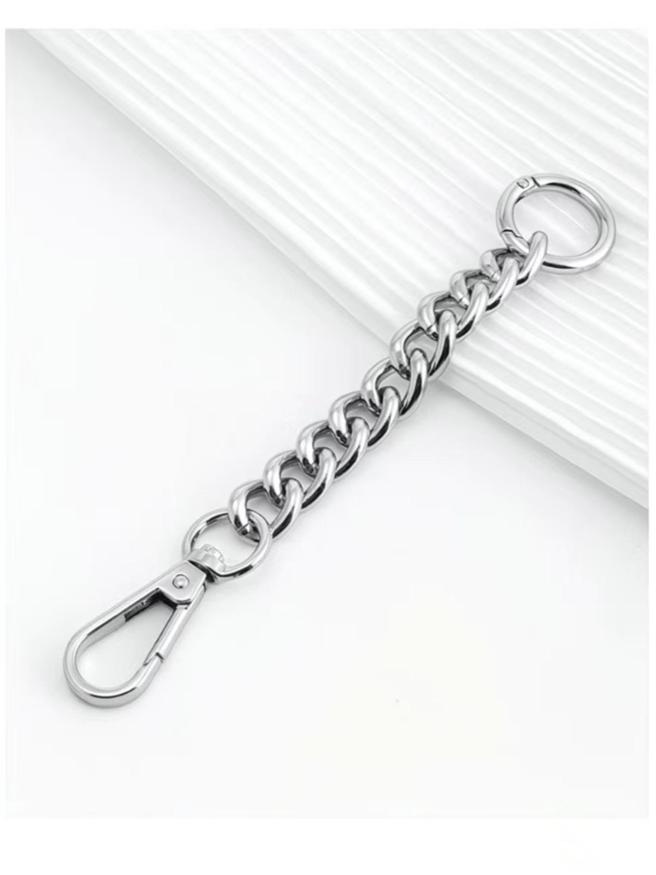 1pcs Metal Wallet with Extender, Adjustable Buckle, Women's DIY Handbag Accessory, Casual Asymmetrical Design, All Seasons