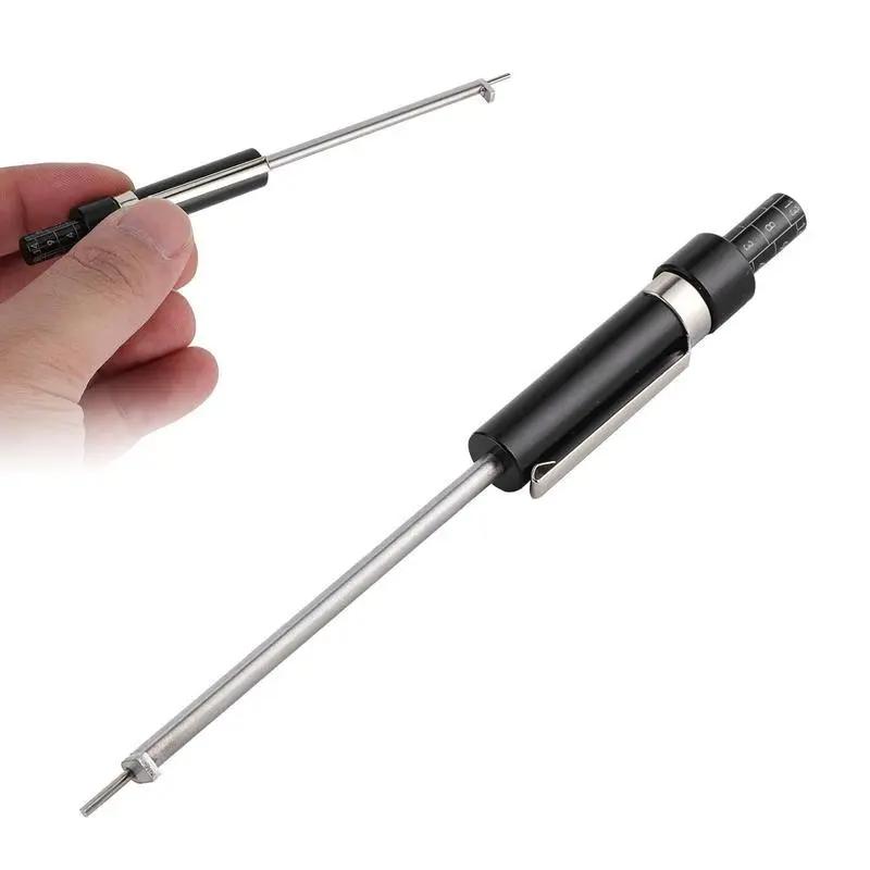 Car Brake Pad Thickness Measurement Tool, Includes Brake Shoe Scale, Base Plate Tester, Brake Pad Inspection Pen, Scale